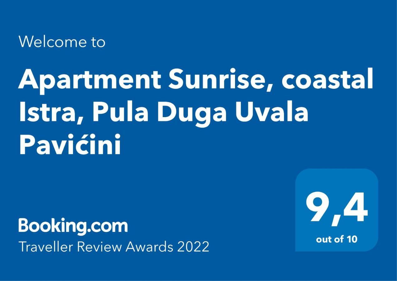 Apartment Sunrise, Coastal Istra, Pula Duga Uvala Pavicini 외부 사진
